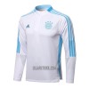 FC Bayern de Munique Homen Sweat de Treino Conjunto Quarto-Zíper 22/23 Azul Branco