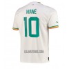 Camisola Senegal Sadio Mane 10 Homen Equipamento 1ª Mundial 2022