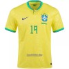 Camisola Brasil G. JESUS 19 Homen Equipamento 1ª Mundial 2022