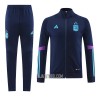 Argentina 3 Stars Royal Homen Casaco de Treino Conjunto 2022 Azul