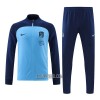 Atlético Madrid Homen Sweat de Treino Conjunto 22/23 Azul
