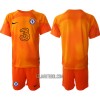 Camisola + Calções Guarda-Redes Chelsea Criança 22/23 Laranja