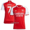 Camisola Arsenal Saka 7 Homen Equipamento 1ª 23/24