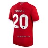 Camisola Liverpool Diogo J 20 Homen Equipamento 1ª 23/24