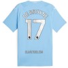 Camisola Manchester City De Bruyne 17 Homen Equipamento 1ª 23/24