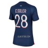 Camisola Paris Saint-Germain C. Soler 28 Mulher Equipamento 1ª 23/24