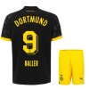 Camisola + Calções Borussia Dortmund Haller 9 Criança Equipamento 2ª 23/24
