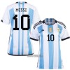 Camisola Argentina 3 Star MESSI 10 Mulher Mundial 2022