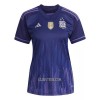 Camisola Argentina 3 Star Mulher Equipamento 2ª Mundial 2022