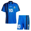 Camisola + Calções Argentina 10 Retro Criança Equipamento 2ª 1994