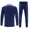 Liverpool Kit Criança Sweat de Treino Quarto-Zíper 23/24 Navy