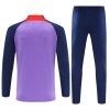 Liverpool Kit Criança Sweat de Treino Quarto-Zíper 23/24 Roxo