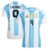 Camisola Argentina J. Alvarez 9 Homen Equipamento 1ª 2024