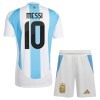 Camisola + Calções Argentina Messi 10 Criança Equipamento 1ª 2024