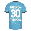 Camisola Bayer 04 Leverkusen Jeremie Frimpong 30 Homen Equipamento 3ª 23/24