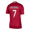 Camisola Liverpool Luis Diaz 7 Homen Equipamento 1ª 24/25