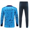 Chelsea Homen Conjunto de Moletom de Treino Quarto-Zíper 24/25 Azul