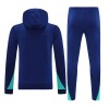 Brasil Homen Conjunto de Moletom de Treino 24/25 Navy