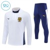 Portugal Criança Conjunto de Moletom de Treino Quarto-Zíper 24/25 Branca