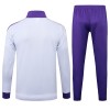 Real Madrid Homen Casaco de Treino Conjunto 24/25 Branca