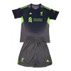 Camisola + Calções Guarda-Redes Liverpool Criança 2025-26 Preta