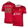 Camisola Liverpool Champions 20 Homen Equipamento 1ª 24/25