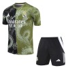 Camisola + Calções Real Madrid Dragon Criança 24/25 Verde