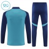 Arsenal Criança Conjunto de Moletom de Treino Quarto-Zíper 2025-26 Azul