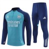 Arsenal Homen Conjunto de Moletom de Treino Quarto-Zíper 2025-26 Azul