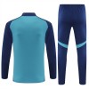 Arsenal Homen Conjunto de Moletom de Treino Quarto-Zíper 2025-26 Azul