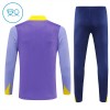 Atlético Madrid Criança Conjunto de Moletom de Treino Quarto-Zíper 2025-26 Roxo