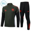 FC Bayern de Munique Criança Conjunto de Moletom de Treino Quarto-Zíper 2025-26 Verde