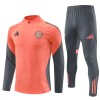 FC Bayern de Munique Homen Conjunto de Moletom de Treino Quarto-Zíper 2025-26 Laranja