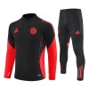 FC Bayern de Munique Homen Conjunto de Moletom de Treino Quarto-Zíper 2025-26 Preta
