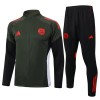 FC Bayern de Munique Homen Conjunto de Moletom de Treino Quarto-Zíper 2025-26 Verde