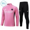 Inter Miami CF Criança Conjunto de Moletom de Treino Quarto-Zíper 2025-26 Rosa