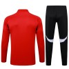 Liverpool Homen Conjunto de Moletom de Treino Quarto-Zíper 24/25 Vermelha