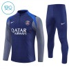 Paris Saint-Germain Criança Conjunto de Moletom de Treino Quarto-Zíper 2025-26 Navy