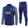 Paris Saint-Germain Homen Conjunto de Moletom de Treino Quarto-Zíper 2025-26 Navy