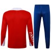 Paris Saint-Germain Homen Conjunto de Moletom de Treino Quarto-Zíper 2025-26 Vermelha
