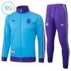 Real Madrid Criança Casaco de Treino Conjunto 2025-26 Azul