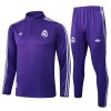 Real Madrid Homen Conjunto de Moletom de Treino Quarto-Zíper 2025-26 Roxo