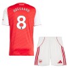 Camisola + Calções Arsenal Odegaard 8 Criança Equipamento 1ª 2025-26