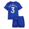 Camisola + Calções Chelsea Cucurella 3 Criança Equipamento 1ª 2025-26