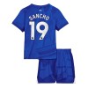 Camisola + Calções Chelsea Sancho 19 Criança Equipamento 1ª 2025-26