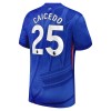 Camisola Chelsea Caicedo 25 Homen Equipamento 1ª 2025-26