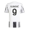Camisola + Calções Juventus Vlahovic 9 Criança Equipamento 1ª 2025-26