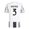 Camisola Juventus Bremer 3 Homen Equipamento 1ª 2025-26