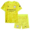 Camisola + Calções Guarda-Redes Manchester City Criança 2025-26 Amarela