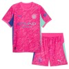 Camisola + Calções Guarda-Redes Manchester City Criança 2025-26 Rosa